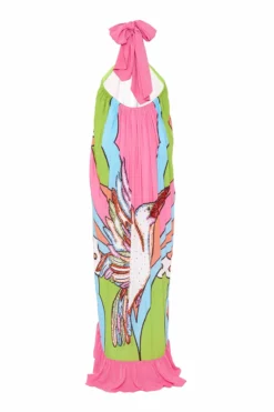 Hand Beaded Halter Gown -TUKE BAZAAR Sales Store 50 03dbb5b8 7860 42cd aaea 52591b48944f