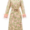 Jacquard Pink Coat