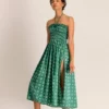 Billie Dress - Emerald Floral