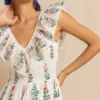 Birdie Dress In Multi Jodhpur Flower