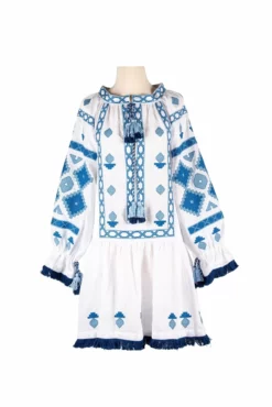 Nomeda Embroidered Ukrainian Dress