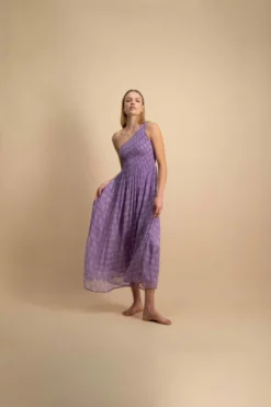 TARA DRESS - SAND VERBENA -TUKE BAZAAR Sales Store CASS57 SandVerbenaPaisley 01 scaled