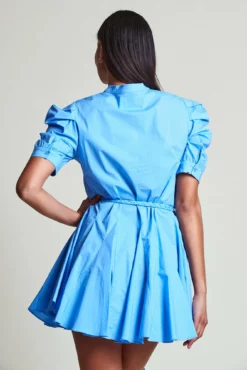 The Cara Dress -TUKE BAZAAR Sales Store CaraDress Blue 3