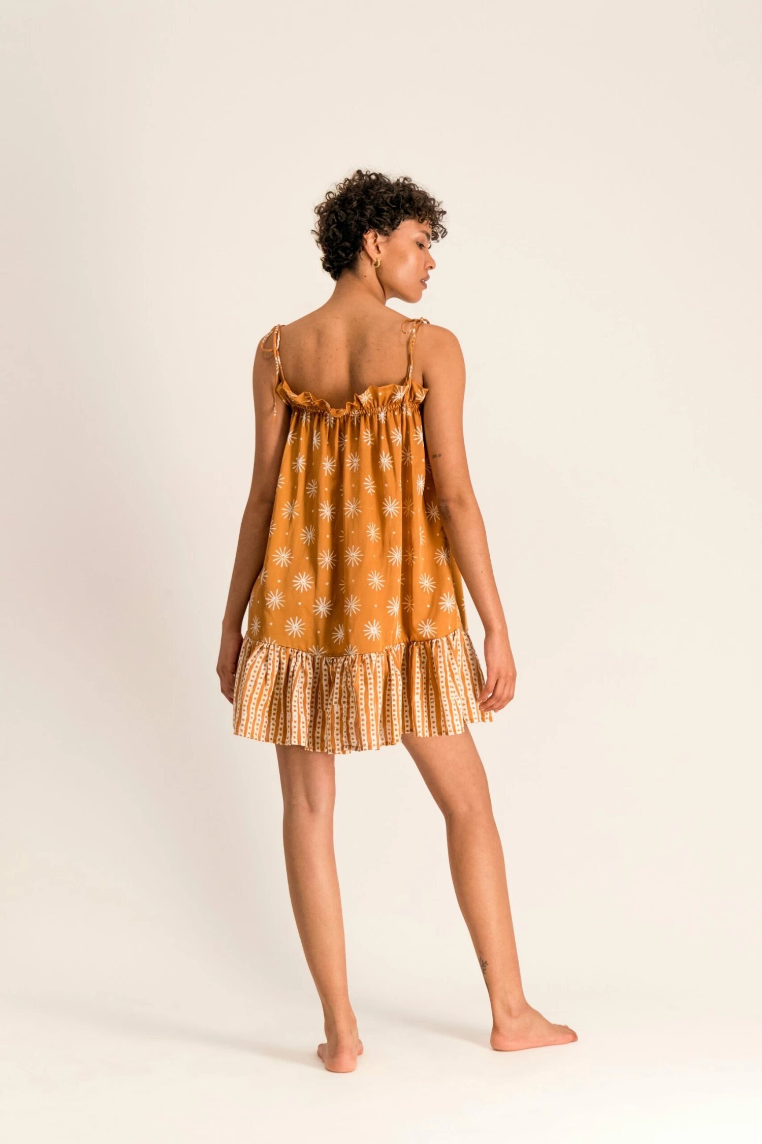 Daisy Dress - Gold Sun 3 Daisy Dress - Gold Sun - Image 3