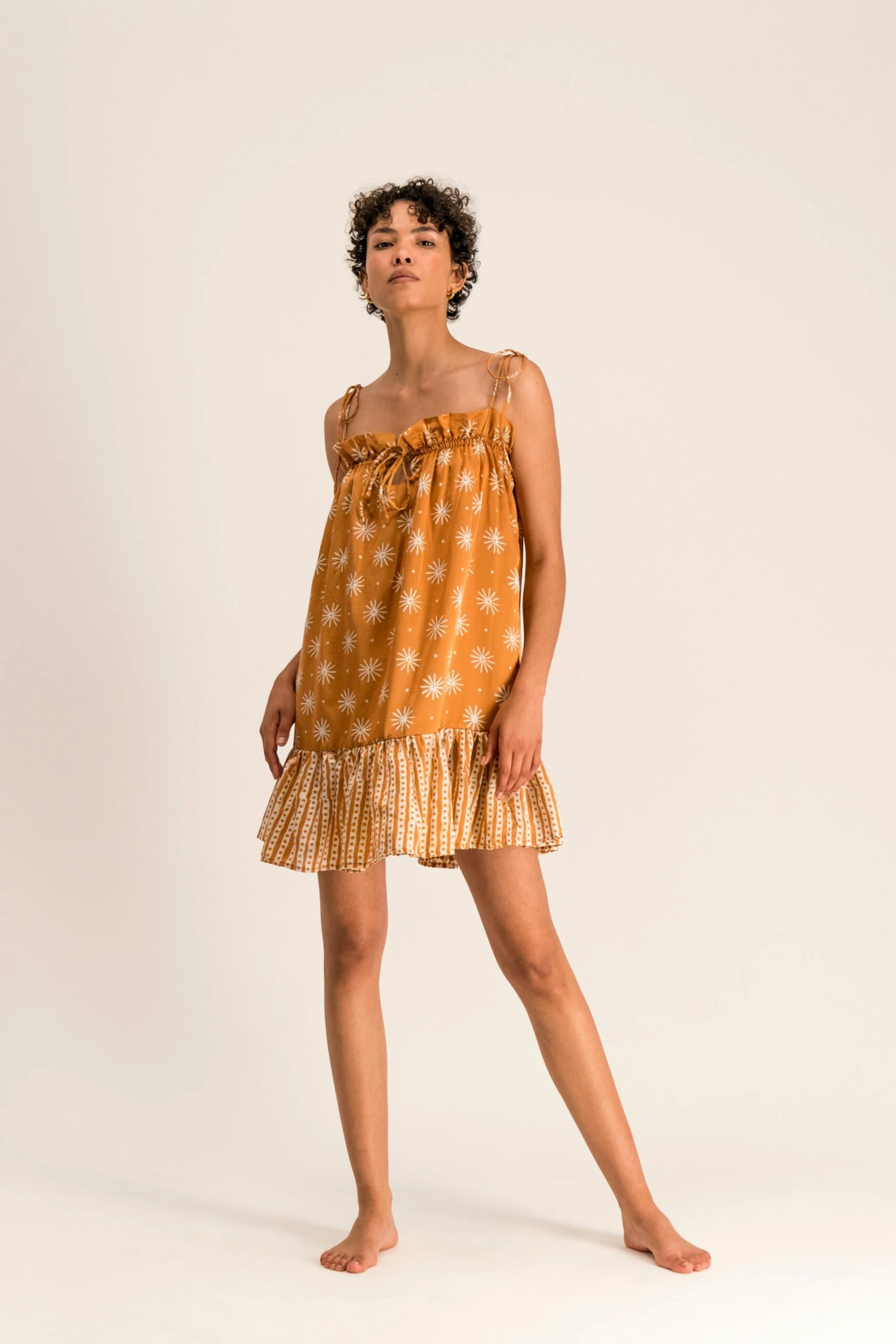 Daisy Dress - Gold Sun 2 Daisy Dress - Gold Sun - Image 2