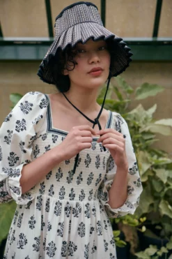 Mathilde Dress In Fichou Flower -TUKE BAZAAR Sales Store DAYDRESS LR FINALS48 scaled