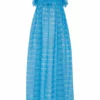Women's Jaime Dress In True Blue Lattice Lace