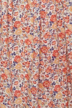 Jaime Dress In Coral Floral 9 Jaime Dress In Coral Floral -TUKE BAZAAR Sales Store DRESS LRGFLR2 D scaled