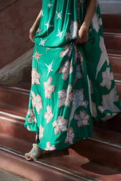 Hand Beaded Toga Gown -TUKE BAZAAR Sales Store DSC 8550