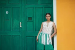 Single Hand Knotted Macrame Blouse -TUKE BAZAAR Sales Store DSC 8665 scaled