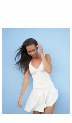 Darrow Boxpleat Skirt -TUKE BAZAAR Sales Store Darrow 16 Cream Sophie