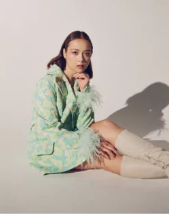 Jacqueline Mint Jacket 9 Jacqueline Mint Jacket -TUKE BAZAAR Sales Store IMG 35432