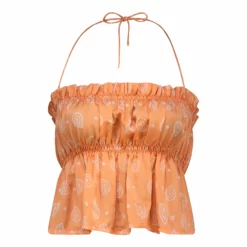 BILLIE TOP -CORAL REEF PAISLEY