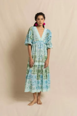 Jaime In Green Multi Pheasant (Backless)