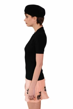 Coal Peachskin Polo -TUKE BAZAAR Sales Store Joos SS 19 424