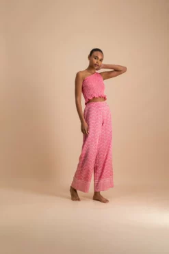 COCO TROUSERS - BUBBLE GUM DOT -TUKE BAZAAR Sales Store LOOK14SUMMER FB CR2 5