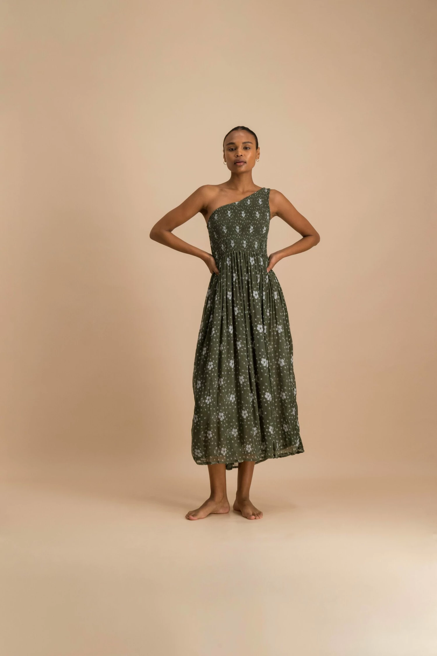 TARA DRESS - IGUANA 2 TARA DRESS - IGUANA - Image 2