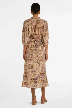 ESTINE WRAP SKIRT -TUKE BAZAAR Sales Store Marie Oliver Estine Wrap Skirt Amethyst Tile 03 scaled