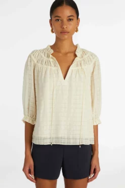 FINLEY TOP -TUKE BAZAAR Sales Store Marie Oliver Finley Top Whitecap 02 scaled