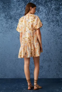 Greta Dress -TUKE BAZAAR Sales Store Marie Oliver Greta Dress Primrose Trellis 04 scaled