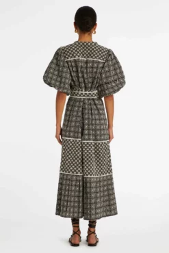 HENNA DRESS 7 HENNA DRESS -TUKE BAZAAR Sales Store Marie Oliver Henna Dress Cocoa Blossom 03 scaled