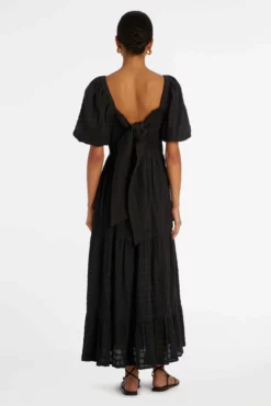 HOLLI DRESS -TUKE BAZAAR Sales Store Marie Oliver Holli Dress Caviar 03 scaled