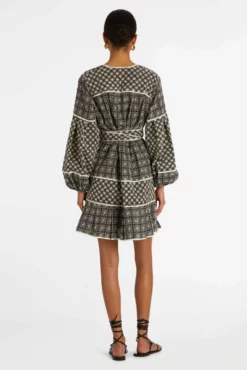 JULIANNA DRESS -TUKE BAZAAR Sales Store Marie Oliver Julianna Dress Cocoa Blossom 03 scaled