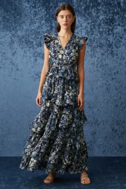 Marisol Dress 7 Marisol Dress -TUKE BAZAAR Sales Store Marie Oliver Marisol Dress Batik Floral 02 scaled