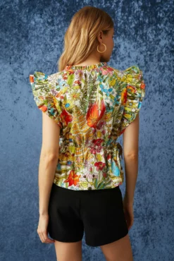 Olive Top -TUKE BAZAAR Sales Store Marie Oliver Olive Top Botanic 04 scaled