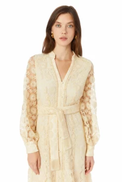 PRISCILLA DRESS -TUKE BAZAAR Sales Store Marie Oliver Priscilla Dress Dove 02 scaled