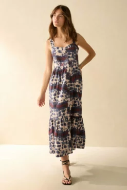 Yara Dress -TUKE BAZAAR Sales Store Marie Oliver Yara Dress Midnight Ice Dye 03 scaled