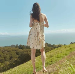 Katty Beaded Embroidered Mini Dress With Puka Fringe 9 Katty Beaded Embroidered Mini Dress With Puka Fringe -TUKE BAZAAR Sales Store MtTam 23001 108 5375