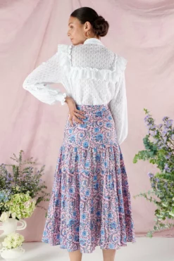 Milly Ruffle Shirt In Diamond Lace -TUKE BAZAAR Sales Store NN23Studio5436 c KBartelski2022 de352727 8291 4c97 b7bf 9d73b585afb8