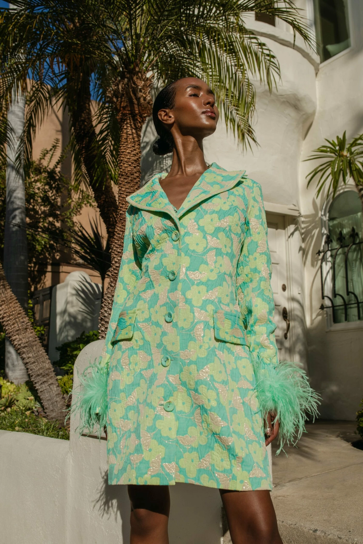 Jacqueline Mint Jacket 2 Jacqueline Mint Jacket - Image 2