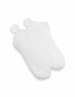 Pom-Pom Socks -TUKE BAZAAR Sales Store POMPOM SOCKS White 1150