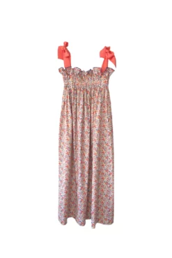 Jaime Dress In Coral Floral