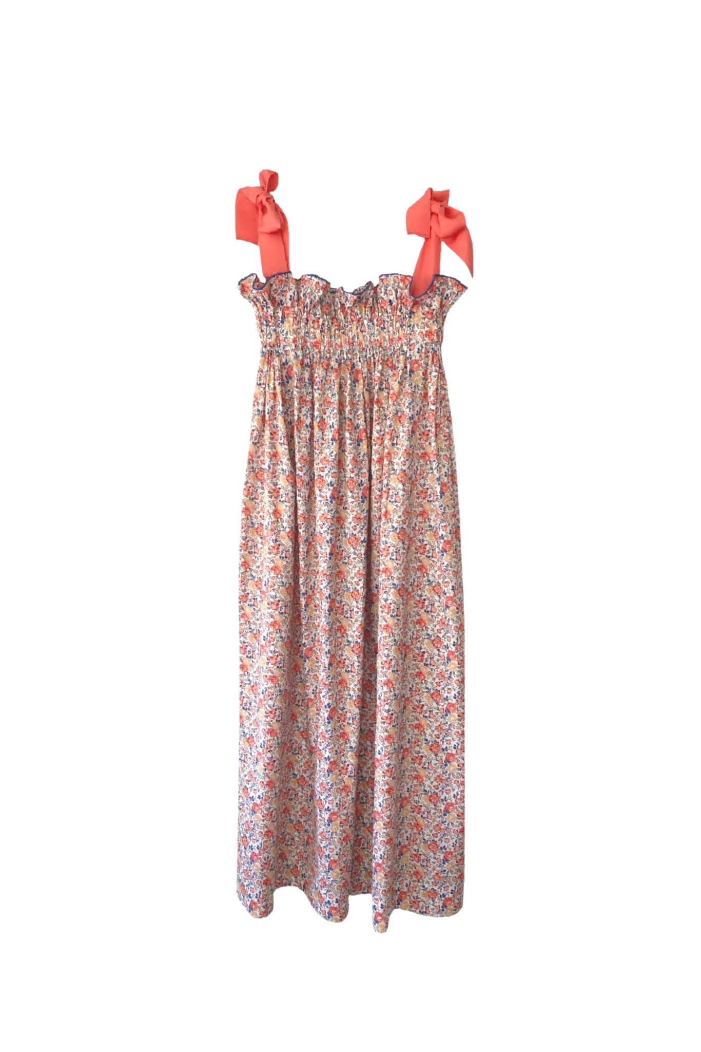 Jaime Dress In Coral Floral 1 Jaime Dress In Coral Floral