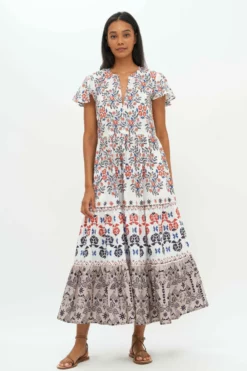 V-Neck Maxi- Paradiso Navy