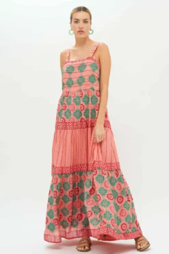 Strappy Maxi- Phoenix Rose