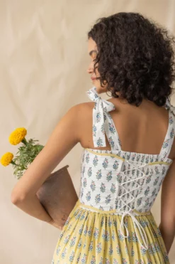 Lotta Dress In Yellow Sunflower 7 Lotta Dress In Yellow Sunflower -TUKE BAZAAR Sales Store RVP 2449