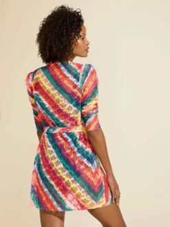 Quick-Drying Lace Rainbow Dress -TUKE BAZAAR Sales Store STY 1562 LaceTunic RainbowLace B 1 2400X3200 2e378b33 88d1 4f4a 91b1 89f699a2137d scaled