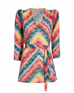 Quick-Drying Lace Rainbow Dress