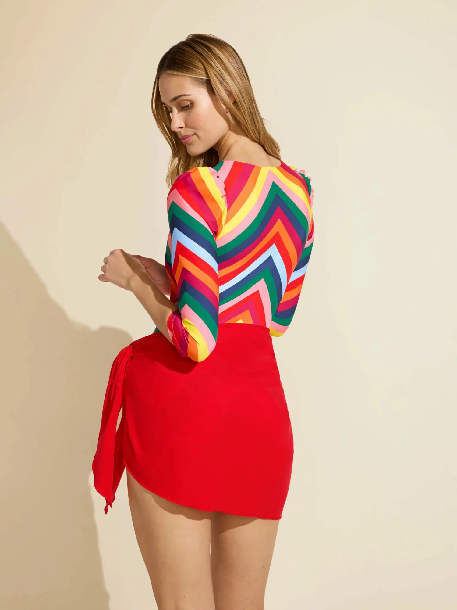 Sculpting Puff Sleeve Zip 5 Sculpting Puff Sleeve Zip - Image 5