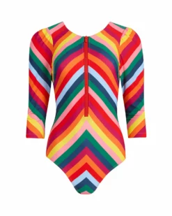 Sculpting Puff Sleeve Zip