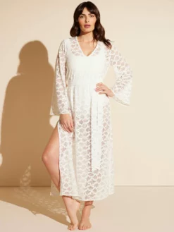Quick-Drying Lace Caftan -TUKE BAZAAR Sales Store STY 1671 Quick Drying Lace Bell Sleeve Long Dress Cloud DETAIL 2400x3200 1 scaled