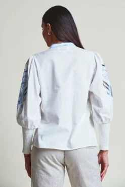 The Sandy Shirt -TUKE BAZAAR Sales Store SandyShirt WhiteBlue 3