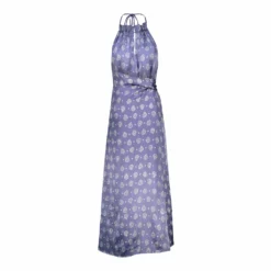 LILA DRESS - SAND VERBENA 7 LILA DRESS - SAND VERBENA -TUKE BAZAAR Sales Store SilkCottenSandVerbenaLilaDress Back