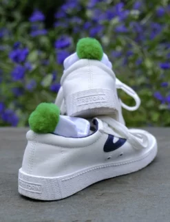 Pom-Pom Socks -TUKE BAZAAR Sales Store Socks PomGreenTretorn 1