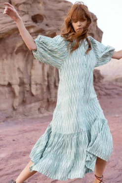 Button Puff Sleeve Midi- Tashkent Green -TUKE BAZAAR Sales Store Tashkent Green Button Puff Midi LS 1 e03e9e0c eb96 4577 a8be 005d37f2ac90 scaled