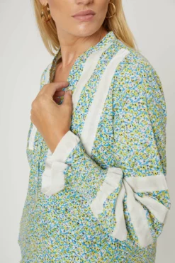 The Alex Shirt -TUKE BAZAAR Sales Store TheAlexShirt BlueFloral 0730